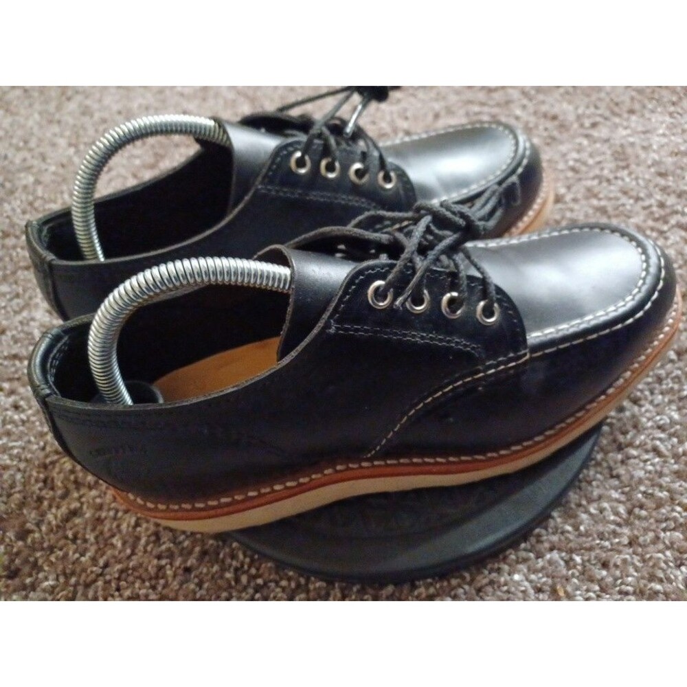 CHIPPEWA ODESSA 4INCH MOC TOE BOOTS US 7.5 D Black OCM501001 RARE! NEW! - Picture 3 of 6